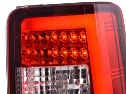 LED-takavalot VW Caddy 2K vm. 03-15 punainen/kirkas Takavalot 4