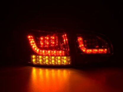 LED-takavalot VW Golf 6 (1K) vm. 08-13 punainen/musta Takavalot 4