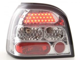 LED-takavalot VW Golf 3 type 1HXO vm. 92-97 kromi Takavalot