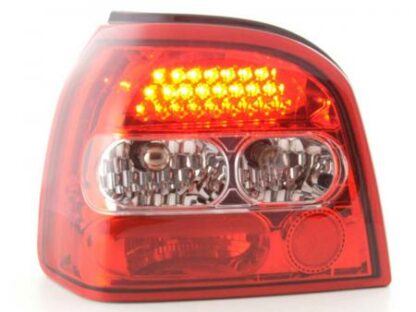 LED-takavalot VW Golf 3 type 1HXO vm. 92-97 kirkas/punainen Takavalot 3