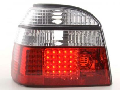 LED-takavalot VW Golf 3 type 1HXO vm. 92-97 kirkas/punainen Takavalot 2