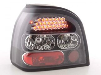 LED-takavalot VW Golf 3 type 1HXO vm. 92-97 musta Takavalot