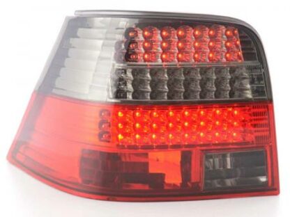 LED-takavalot VW Golf 4 type 1J vm. 98-02 musta/punainen Takavalot 2