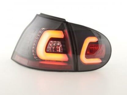 LED-takavalot VW Golf 5 vm. 03-08 musta Takavalot