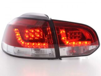 LED-takavalot VW Golf 6 type 1K vm. 2008-2012 kirkas/punainen Takavalot