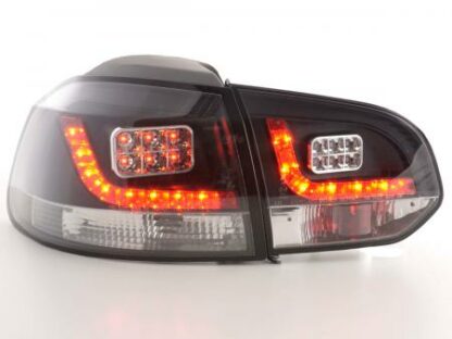 LED-takavalot VW Golf 6 type 1K vm. 2008-2012 musta Takavalot 2