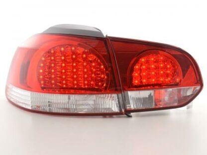 LED-takavalot VW Golf 6 type 1K vm. 08- kirkas/punainen Takavalot