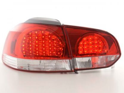 LED-takavalot VW Golf 6 type 1K vm. 08- kirkas/punainen Takavalot 2