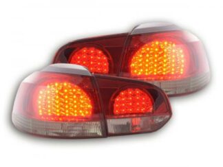 LED-takavalot VW Golf 6 type 1K vm. 08- musta/punainen Takavalot