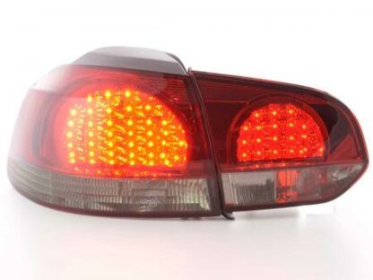 LED-takavalot VW Golf 6 type 1K vm. 08- musta/punainen - Image 3