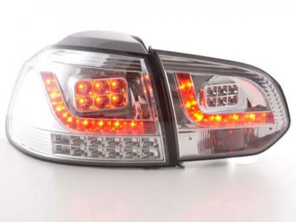 LED-takavalot VW Golf 6 type 1K vm. 2008-2012 kromi