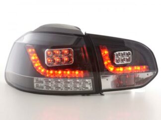 LED-takavalot VW Golf 6 type 1K musta Takavalot