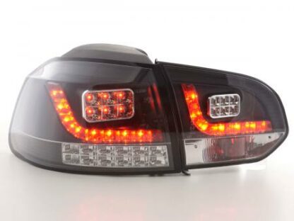 LED-takavalot VW Golf 6 type 1K musta