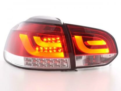 LED-takavalot VW Golf 6 type 1K punainen/kirkas - Image 2