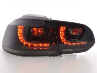 LED-takavalot VW Golf 6 type 1K vm. 2008-2012 musta GTI-Look Takavalot 2