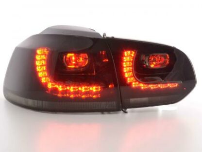 LED-takavalot VW Golf 6 type 1K vm. 2008-2012 musta GTI-Look Takavalot 3