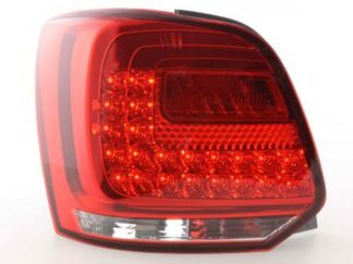 LED-takavalot VW Polo 6R vm. from 2009 kirkas/punainen Takavalot