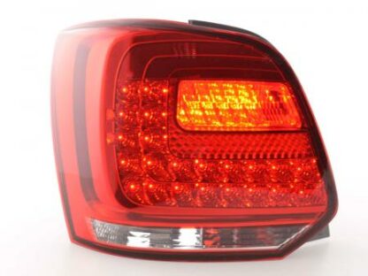 LED-takavalot VW Polo 6R vm. from 2009 kirkas/punainen Takavalot 3