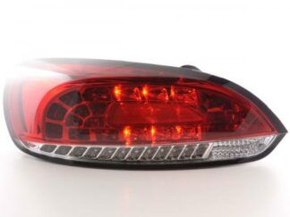 LED-takavalot VW Scirocco 3 type 13 vm. 08- punainen/kirkas Takavalot