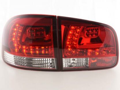 LED-takavalot VW Touareg type 7L vm. 03-09 punainen/kirkas Takavalot