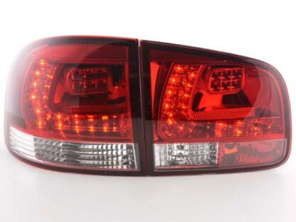 LED-takavalot VW Touareg type 7L vm. 03-09 punainen/kirkas Takavalot 2