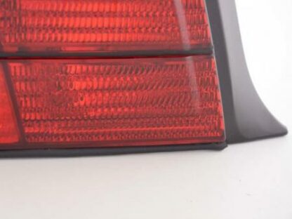 Takavalot BMW serie 3 E36 Coupe, punainen/musta Takavalot 4