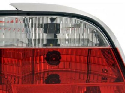 Takavalot BMW serie 7 E38 vm. 95-02, punainen/kirkas Takavalot 2