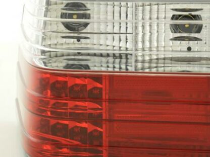 LED-takavalot Mercedes E-Class saloon W124 vm. 85-96 kirkas/punainen Takavalot 4