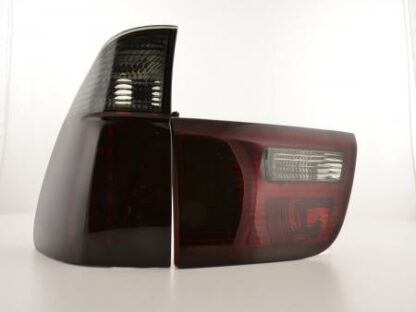 LED-takavalot BMW X5 E53 vm. 04-05 punainen/musta Takavalot