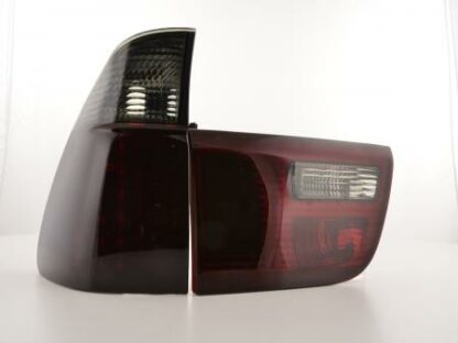 LED-takavalot BMW X5 E53 vm. 04-05 punainen/musta Takavalot 2