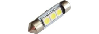 36mm SV8.5 LED-putkipolttimo canbus 3 LED LED-polttimot, -nauhat ja kannat