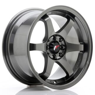 Japan Racing JR3 -vanteet – 15×8 – 4×100/4×114,3 – ET25 – Gun metal JR - Japan Racing