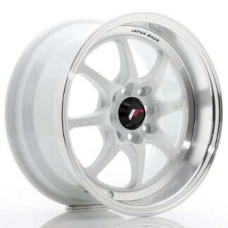 Japan Racing TFII -vanteet – 15×7,5 – 4×100/4×114,3 – ET30 – White JR - Japan Racing