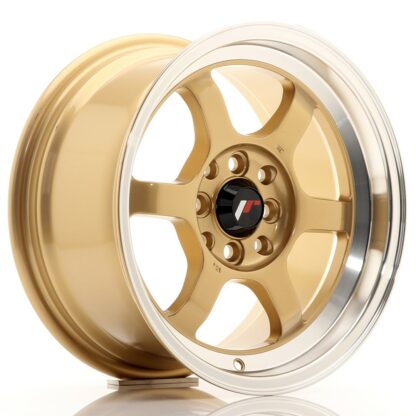 Japan Racing JR12 -vanteet – 15×7,5 – 4×100/4×114,3 – ET26 – Gold JR - Japan Racing