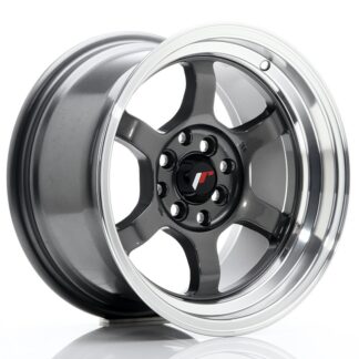 Japan Racing JR12 -vanteet – 15×8,5 – 4×100/4×114,3 – ET13 – Gun metal Vanteet