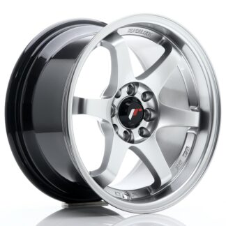 Japan Racing JR3 -vanteet – 15×8 – 4×100/4×108 – ET25 – Silver JR - Japan Racing