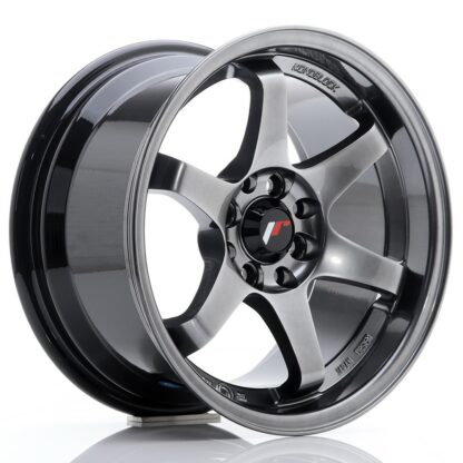 Japan Racing JR3 -vanteet – 15×8 – 4×100/4×108 – ET25 – Hyper Black JR - Japan Racing