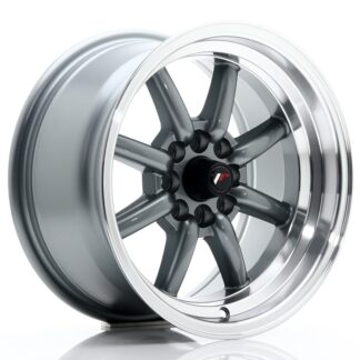 Japan Racing JR19 -vanteet – 15×8 – 4×100/4×114,3 – ET0 – Gun metal Vanteet