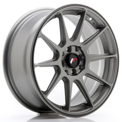 Japan Racing JR11 -vanteet – 17×7,25 – 4×100/4×114,3 – ET35 – Gun metal JR - Japan Racing