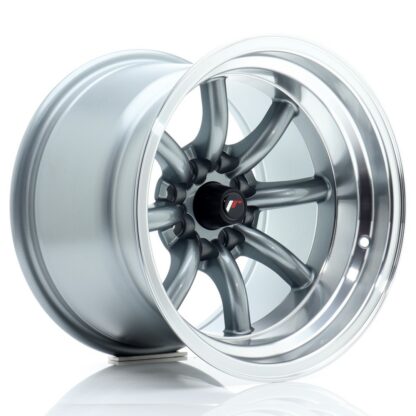 Japan Racing JR19 -vanteet – 15×10,5 – 4×100/4×114,3 – ET-32 – Gun metal JR - Japan Racing