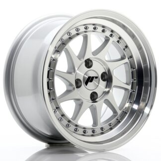 Japan Racing JR26 -vanteet – 15×8 – 4×100 – ET15 – Silver JR - Japan Racing