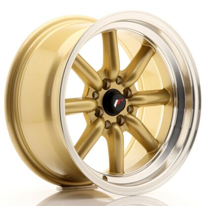 Japan Racing JR19 -vanteet – 16×8 – 4×100/4×114,3 – ET0 – Gold JR - Japan Racing