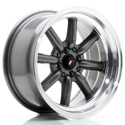 Japan Racing JR19 -vanteet – 16×8 – 4×100/4×114,3 – ET0 – Gun metal JR - Japan Racing