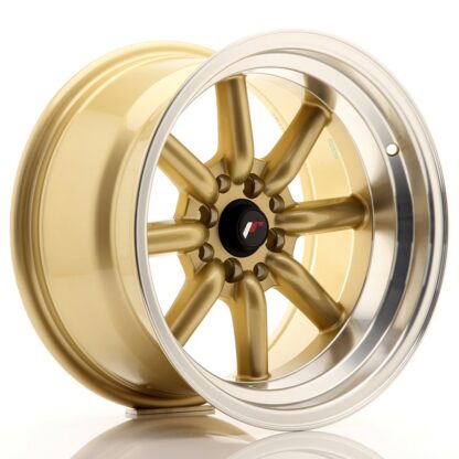 Japan Racing JR19 -vanteet – 16×9 – 4×100/4×114,3 – ET-15 – Gold JR - Japan Racing