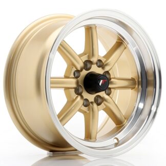 Japan Racing JR19 -vanteet – 14×7 – 4×100/4×114,3 – ET0 – Gold Vanteet