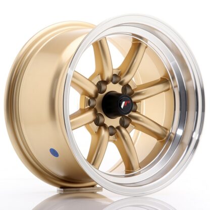 Japan Racing JR19 -vanteet – 14×8 – 4×100/4×114,3 – ET-13 – Gold JR - Japan Racing