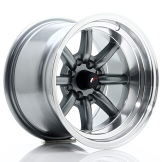 Japan Racing JR19 -vanteet – 14×9 – 4×100/4×114,3 – ET-25 – Gun metal JR - Japan Racing