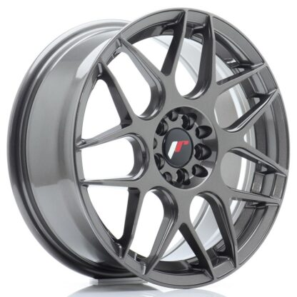 Japan Racing JR18 -vanteet - 17x7 - 5x108/5x112 - ET40 - Hyper Gray