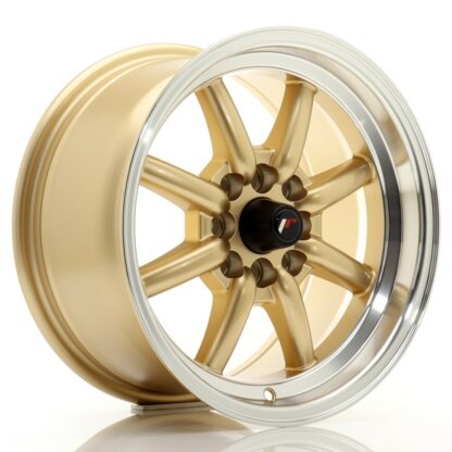 Japan Racing JR19 -vanteet – 15×8 – 4×100/4×114,3 – ET20 – Gold JR - Japan Racing