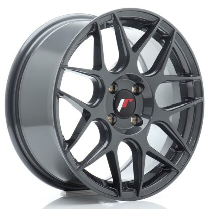 Japan Racing JR18 -vanteet – 16×7 – 4×100 – ET35 – Hyper Gray JR - Japan Racing